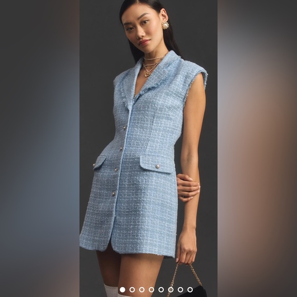 Maeve Dresses & Skirts - NWOT MAEVE Tweed Blazer Dress